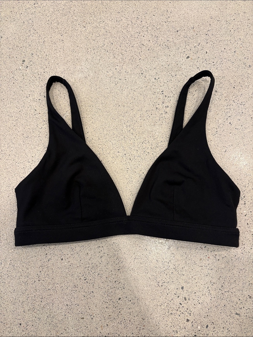 Crop Shop Boutique Black Triangle Bralette